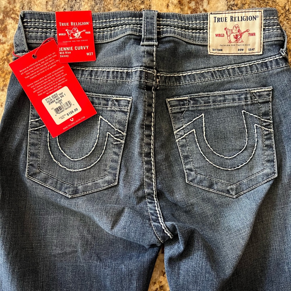 NWT-True Religion Jennie Curvy. Sz 27